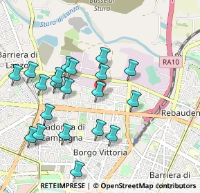 Mappa Via Leonardo Fea, 10148 Torino TO, Italia (0.998)