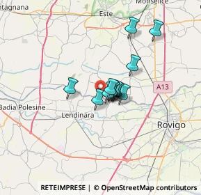 Mappa Via di Sopra, 45020 Lusia RO, Italia (3.92417)