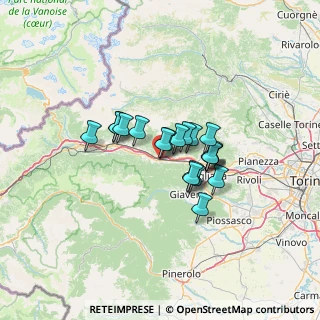 Mappa Via Torino, 10050 Sant'Antonino di Susa TO, Italia (8.8175)