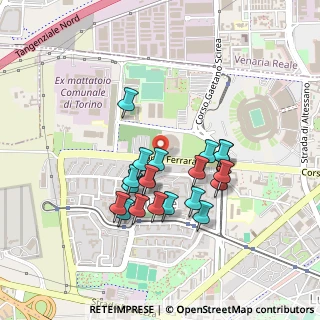 Mappa Corso Ferrara, 45010 Torino TO, Italia (0.382)
