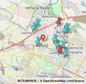 Mappa Corso Ferrara, 45010 Torino TO, Italia (1.62364)