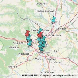 Mappa Corso Ferrara, 45010 Torino TO, Italia (8.64786)