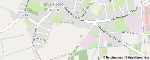 Mappa Pieve Porto Morone