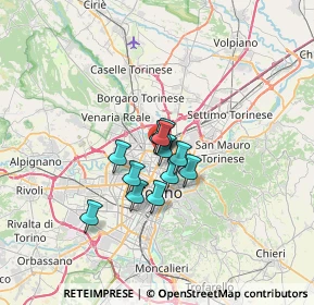Mappa Via Bibiana, 10148 Torino TO, Italia (3.93083)