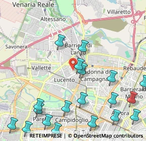 Mappa Via Lucca, 10151 Torino TO, Italia (2.85684)