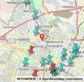 Mappa Via Lucca, 10151 Torino TO, Italia (2.846)