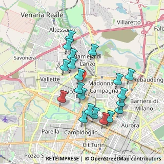 Mappa Via Lucca, 10151 Torino TO, Italia (1.7815)