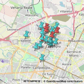 Mappa Via Lucca, 10151 Torino TO, Italia (1.078)