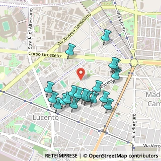 Mappa Via Lucca, 10151 Torino TO, Italia (0.423)