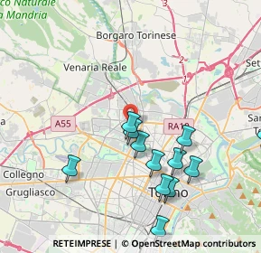 Mappa Via Lucca, 10151 Torino TO, Italia (4.15417)