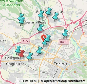 Mappa 10151 Torino TO, Italia (3.69769)