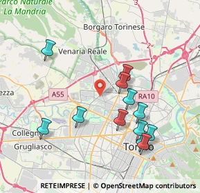Mappa 10151 Torino TO, Italia (3.94083)