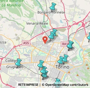 Mappa 10151 Torino TO, Italia (5.22467)