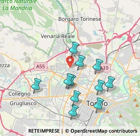 Mappa 10151 Torino TO, Italia (3.61909)