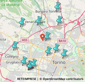 Mappa 10151 Torino TO, Italia (4.59357)