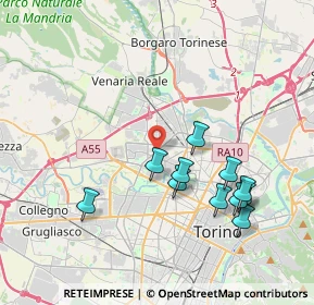 Mappa 10151 Torino TO, Italia (3.82091)