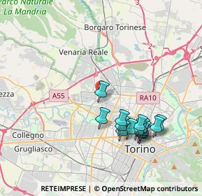 Mappa 10151 Torino TO, Italia (3.79857)