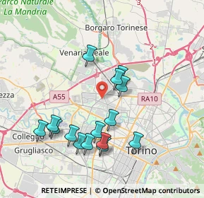 Mappa 10151 Torino TO, Italia (3.712)