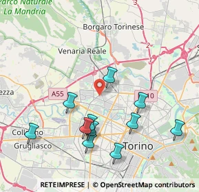 Mappa 10151 Torino TO, Italia (4.13545)