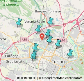 Mappa 10151 Torino TO, Italia (3.19727)