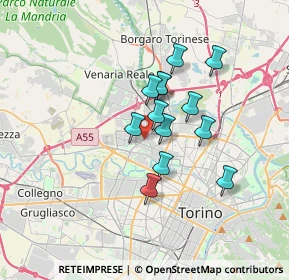 Mappa 10151 Torino TO, Italia (2.57769)