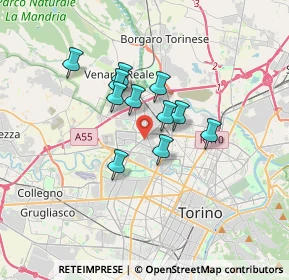 Mappa 10151 Torino TO, Italia (2.46182)