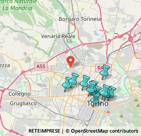 Mappa 10151 Torino TO, Italia (4.07182)