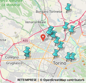 Mappa 10151 Torino TO, Italia (3.88692)