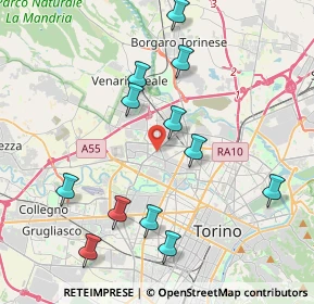 Mappa 10151 Torino TO, Italia (4.22333)