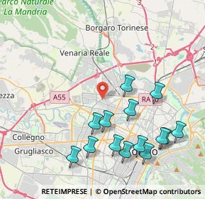 Mappa 10151 Torino TO, Italia (4.47286)