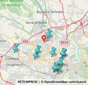 Mappa 10151 Torino TO, Italia (4.20636)