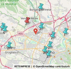 Mappa 10151 Torino TO, Italia (5.05182)