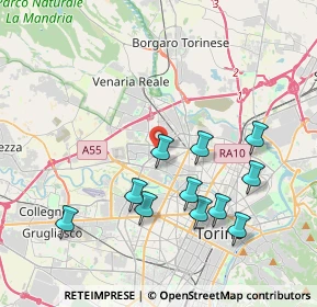Mappa 10151 Torino TO, Italia (3.94)