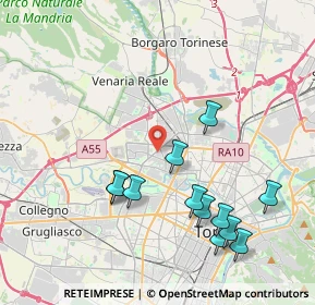 Mappa 10151 Torino TO, Italia (4.29417)