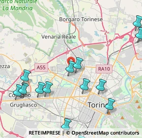 Mappa 10151 Torino TO, Italia (5.608)