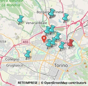 Mappa 10151 Torino TO, Italia (3.275)