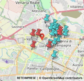 Mappa 10151 Torino TO, Italia (1.3565)