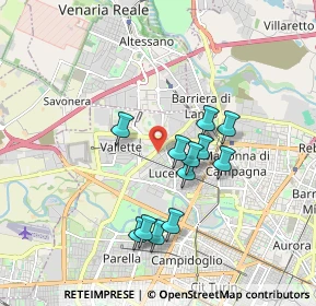 Mappa 10151 Torino TO, Italia (1.55333)