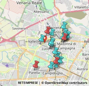 Mappa 10151 Torino TO, Italia (1.558)