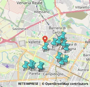 Mappa 10151 Torino TO, Italia (1.98429)