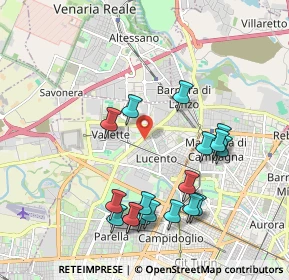 Mappa 10151 Torino TO, Italia (2.08667)