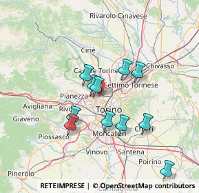Mappa 10151 Torino TO, Italia (12.5)