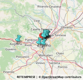 Mappa 10151 Torino TO, Italia (17.02333)