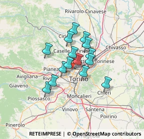 Mappa 10151 Torino TO, Italia (9.142)