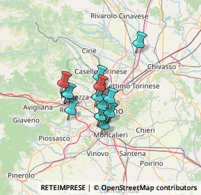 Mappa 10151 Torino TO, Italia (8.67571)