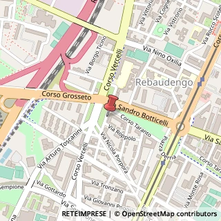 Mappa Piazza Conti di Rebaudengo, 10 b, 10155 Torino, Torino (Piemonte)