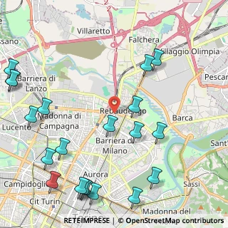 Mappa Piazza Rebaudengo Conti Di, 10155 Torino TO, Italia (2.915)