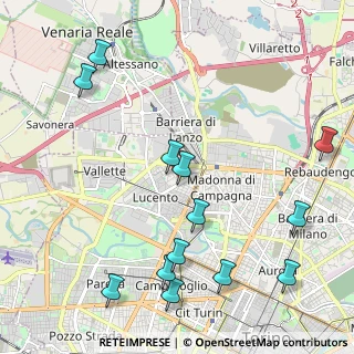 Mappa Via Lucento, 10151 Torino TO, Italia (2.60769)