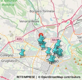 Mappa Via Lucento, 10151 Torino TO, Italia (3.56083)