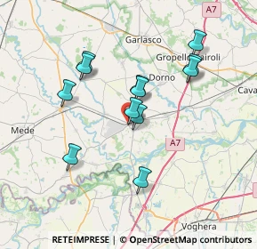 Mappa Via Enrico Mattei, 27039 Sannazzaro de' Burgondi PV, Italia (6.4225)